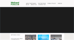 Desktop Screenshot of methanolfuels.org
